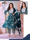 Karishma Vol 4 By Pt Rayon Online Kurti With Bottom Dupatta Wholesale